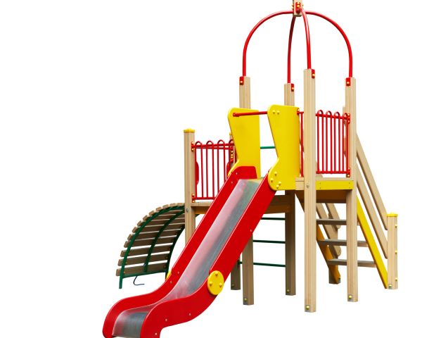 desain gambar perosotan playground indoor minimalis